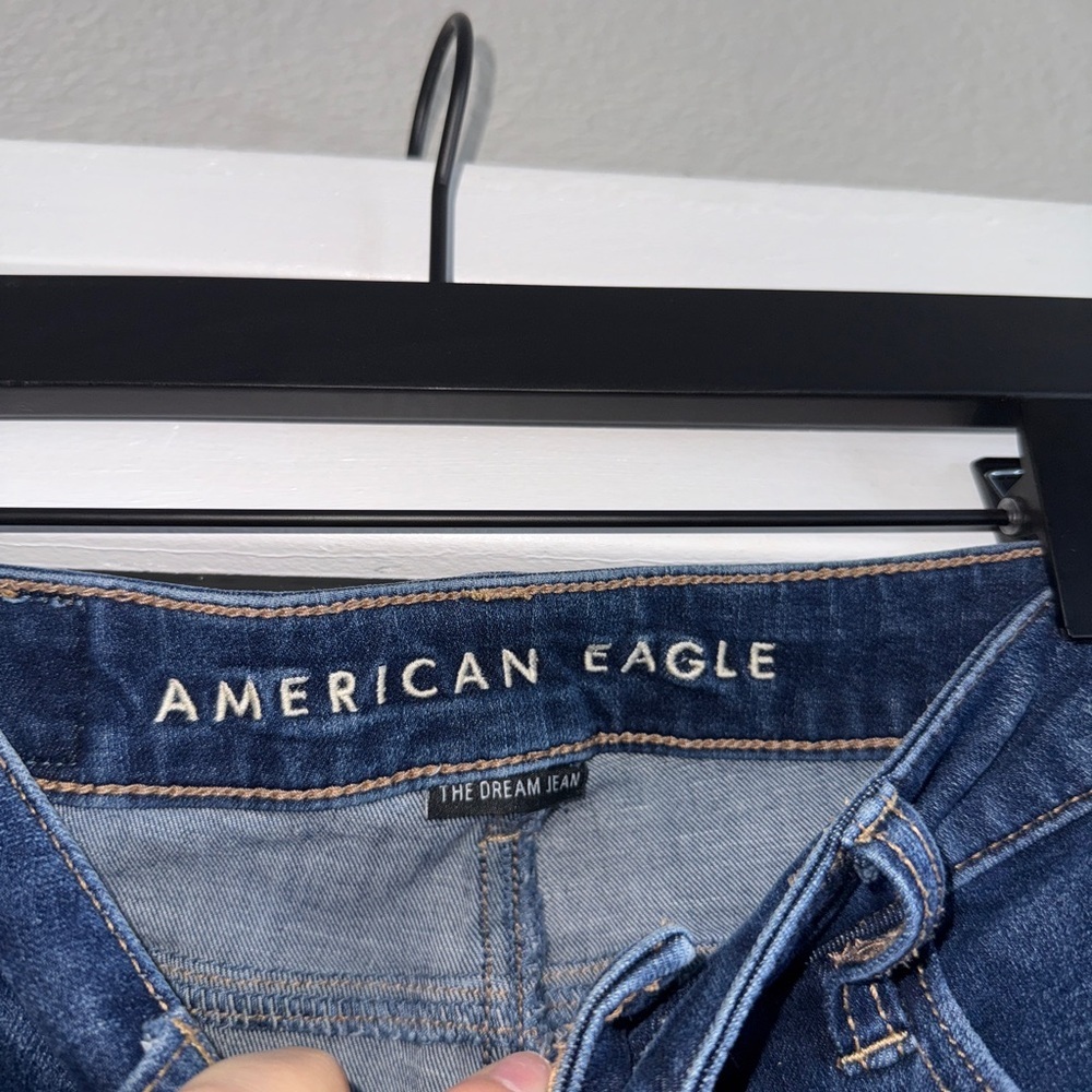 American Eagle Outfitters Dark Blue Skinny Jeans - Picture 3 of 4